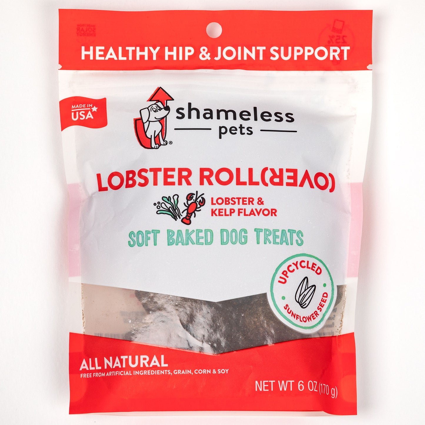 Shameless Pets Lobster Rollover Soft Baked Dog Treats