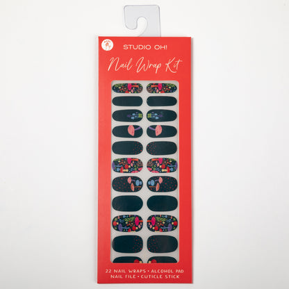 Patterned Manicure Nail Wrap Kit