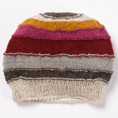 Bold Stripes Hand Knit Hat