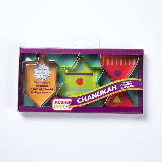 Chanukah Cookie Cutters - Set of 3