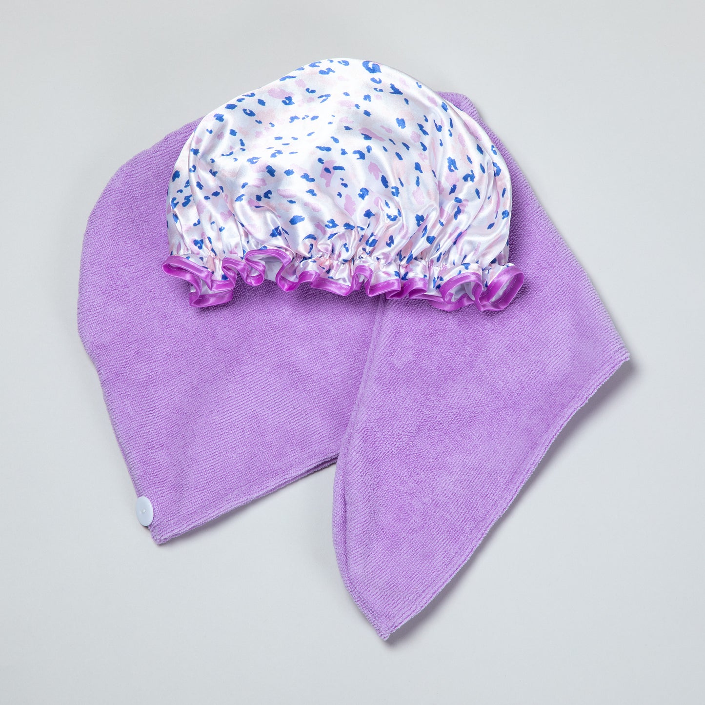 Cala&reg; Shower Cap & Hair Turban Set