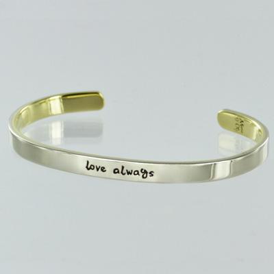 Love Always Mixed Metals Cuff Bracelet