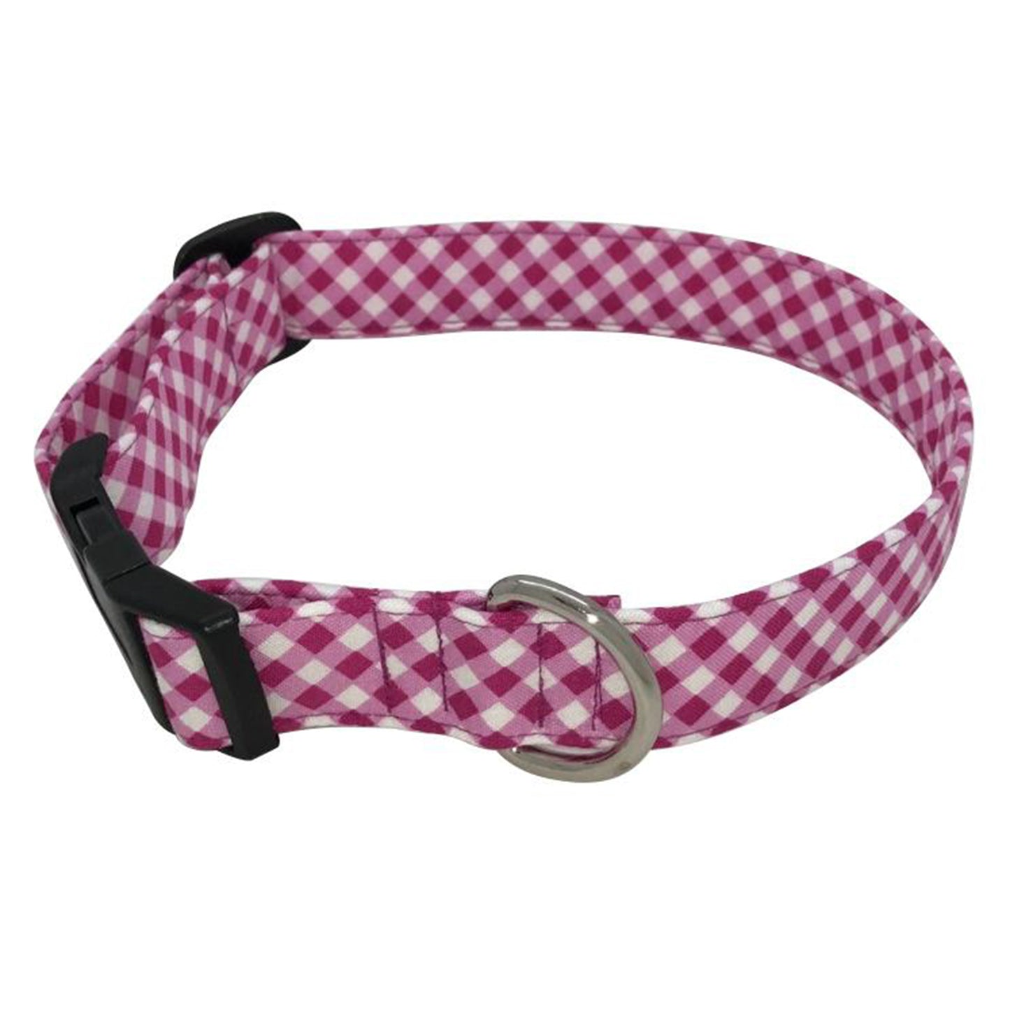 Pink Check Breakaway Cat Safety Collar