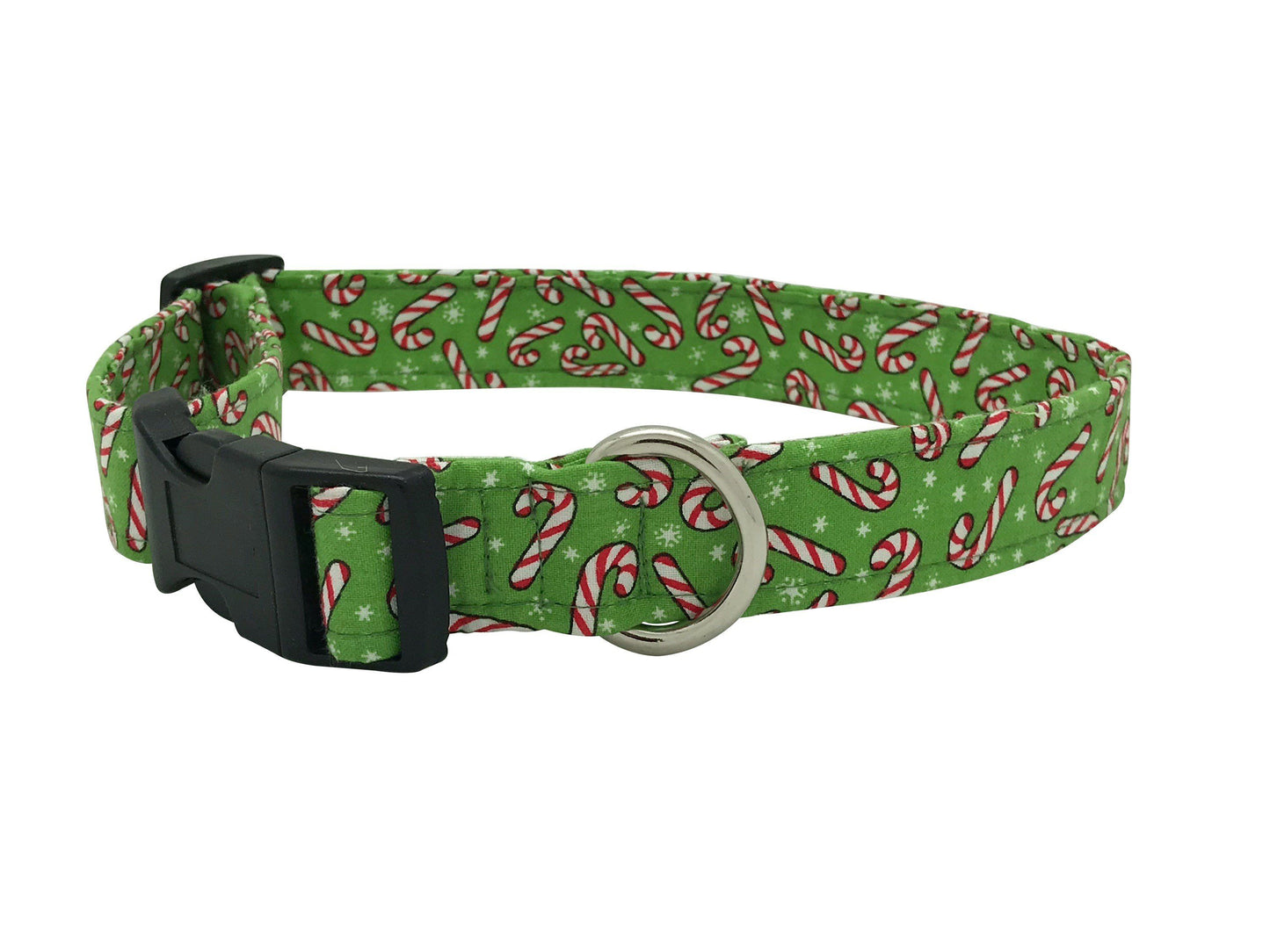 Snowflakes & Candy Canes Breakaway Cat Collar