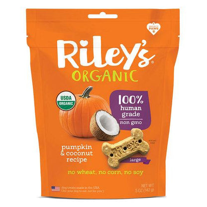 Riley's Organic - Riley's Organic Pumpkin And Coconut Dog Treats