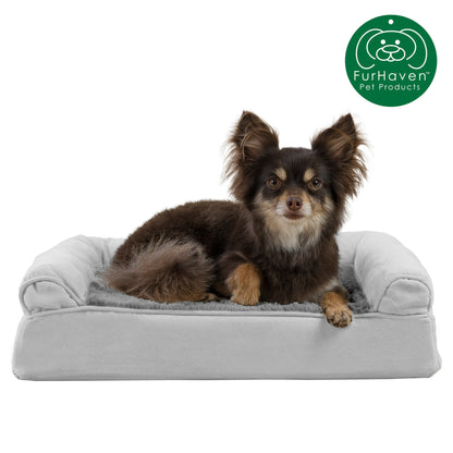 Convolute Ultra Plush Sofa-Style Pet Bed
