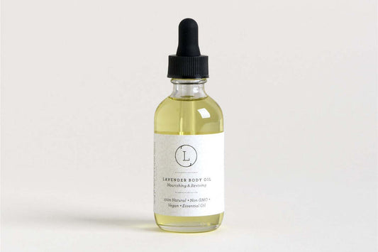 Lizush Natural Lavender Essential Oil Body Oil