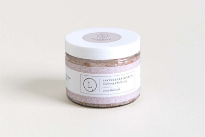 Lizush Natural Lavender Essential Oil Bath Salts