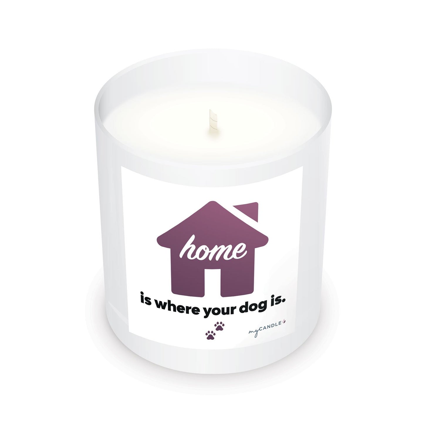 Home Is Where Your Dog Is Candle