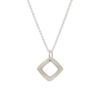 Diamond Sterling Silver 18 Inch Necklace