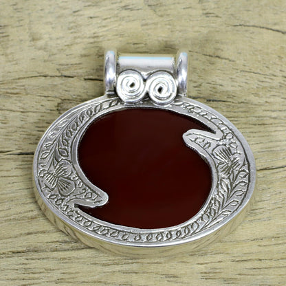 Royal Amulet Sterling Silver Pendant