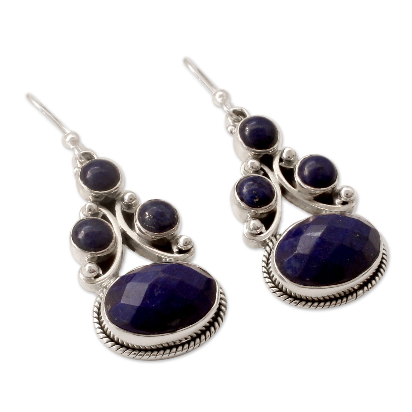 Love Foretold Lapis Lazuli Dangle Earrings