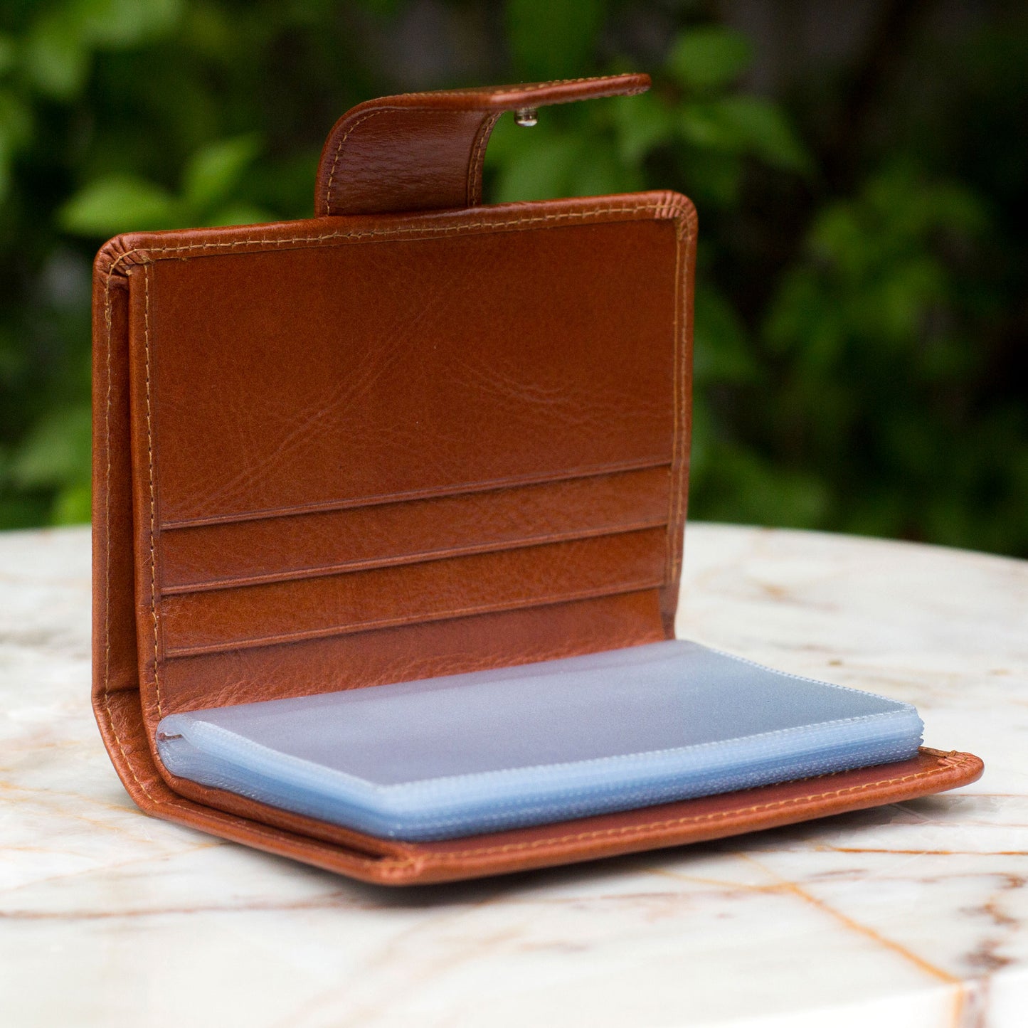 Infinite Brown Leather wallet