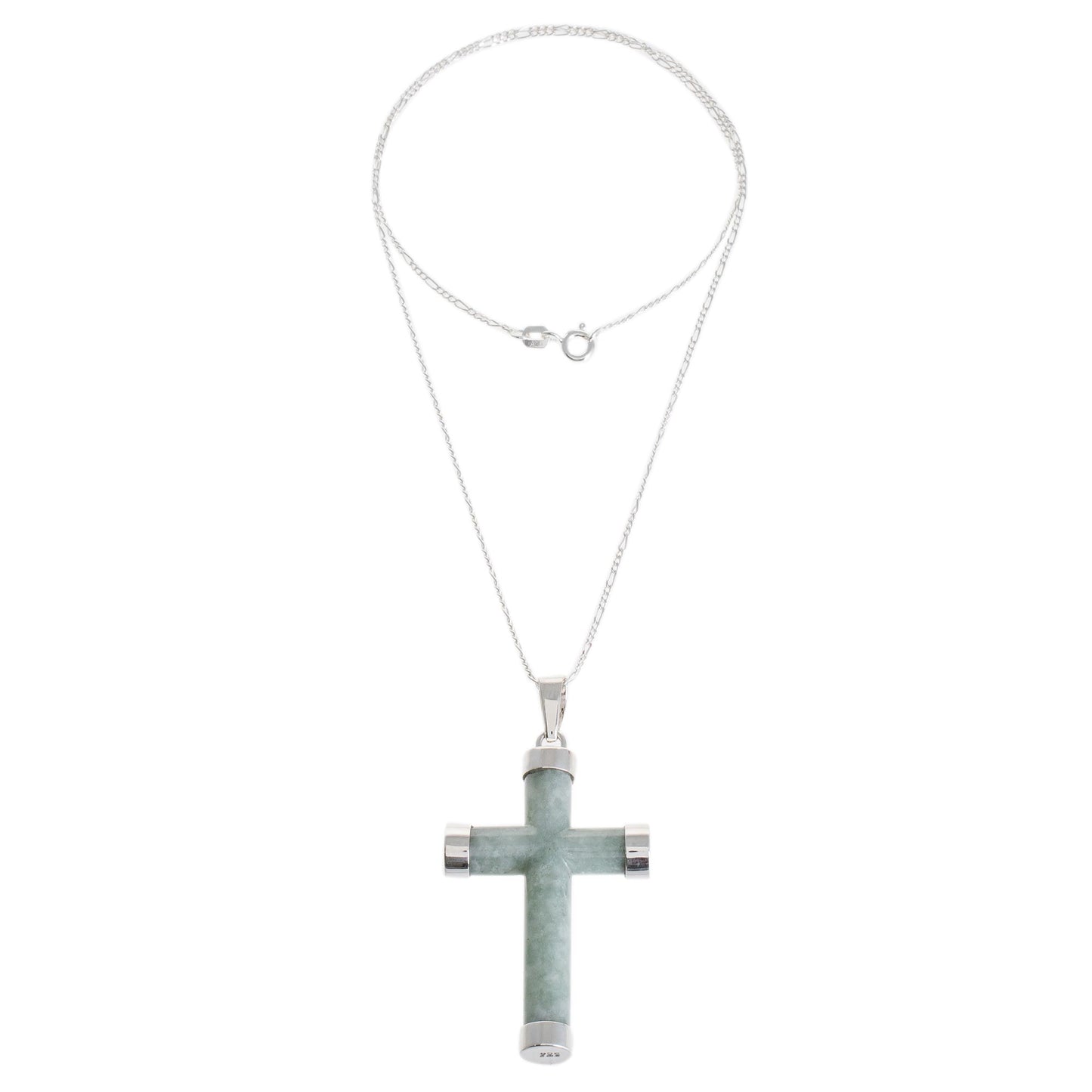 Mayan Cross Sterling Silver Necklace