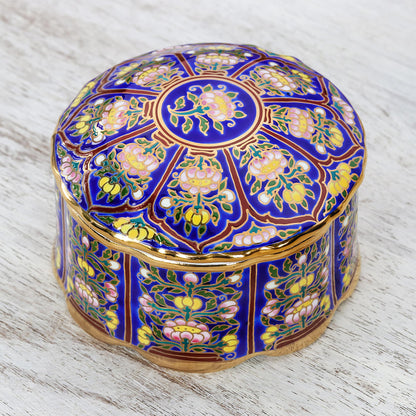 Royal Benjarong Gilded Porcelain Box