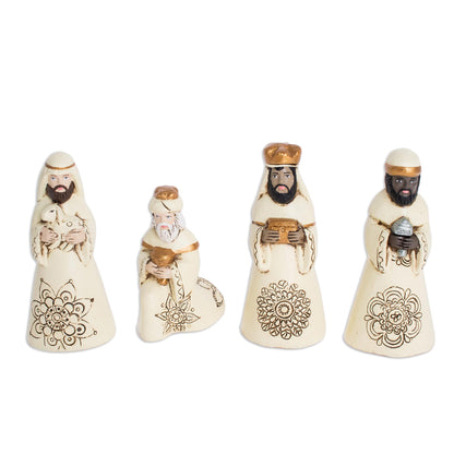 Sweet Hope Handmade Ceramic Nativity Scene from El Salvador (10 Pieces)