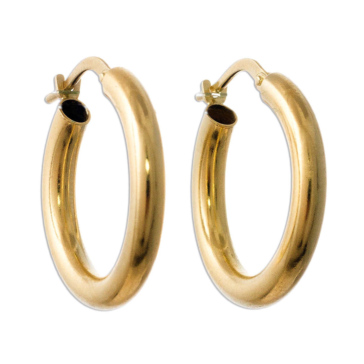 Forever Classic Classic 18k Gold Plated Hoop Earrings