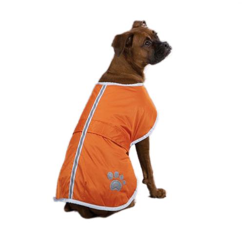 PetEdge - Orange Nor'Easter Reversible Dog Coat