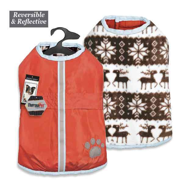 PetEdge - Forest Friends Thermal Reversible Dog Coat