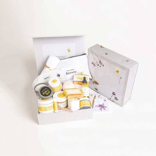 Lizush Natural & Organic Citrus Bath & Body Deluxe Gift Box Set