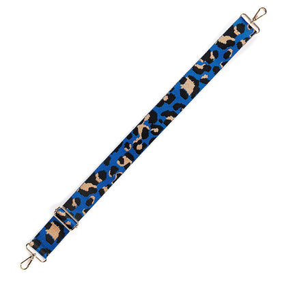 Royal Blue Leopard Crossbody  Strap