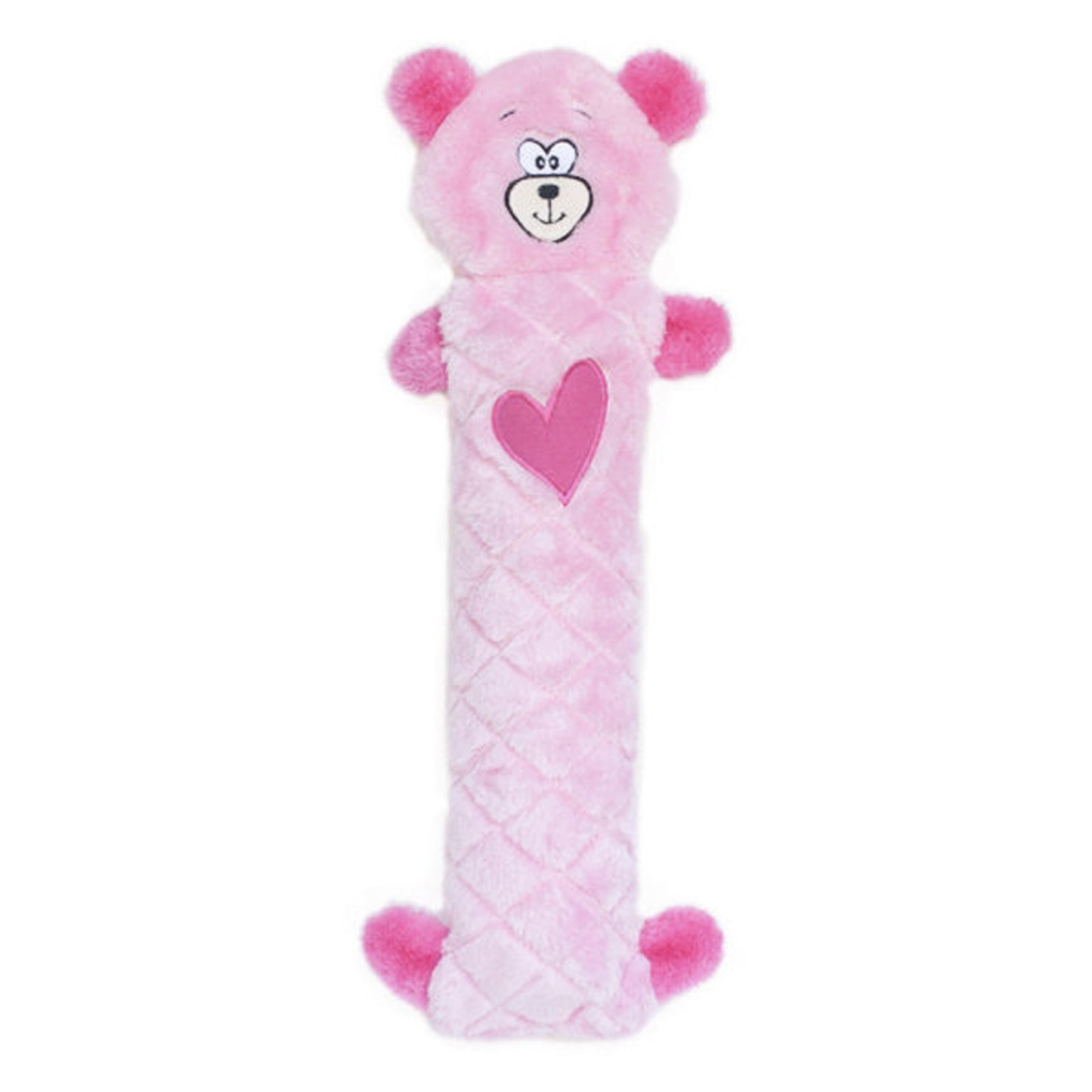 Zippy Paws Jigglerz Pink Bear Dog Toy