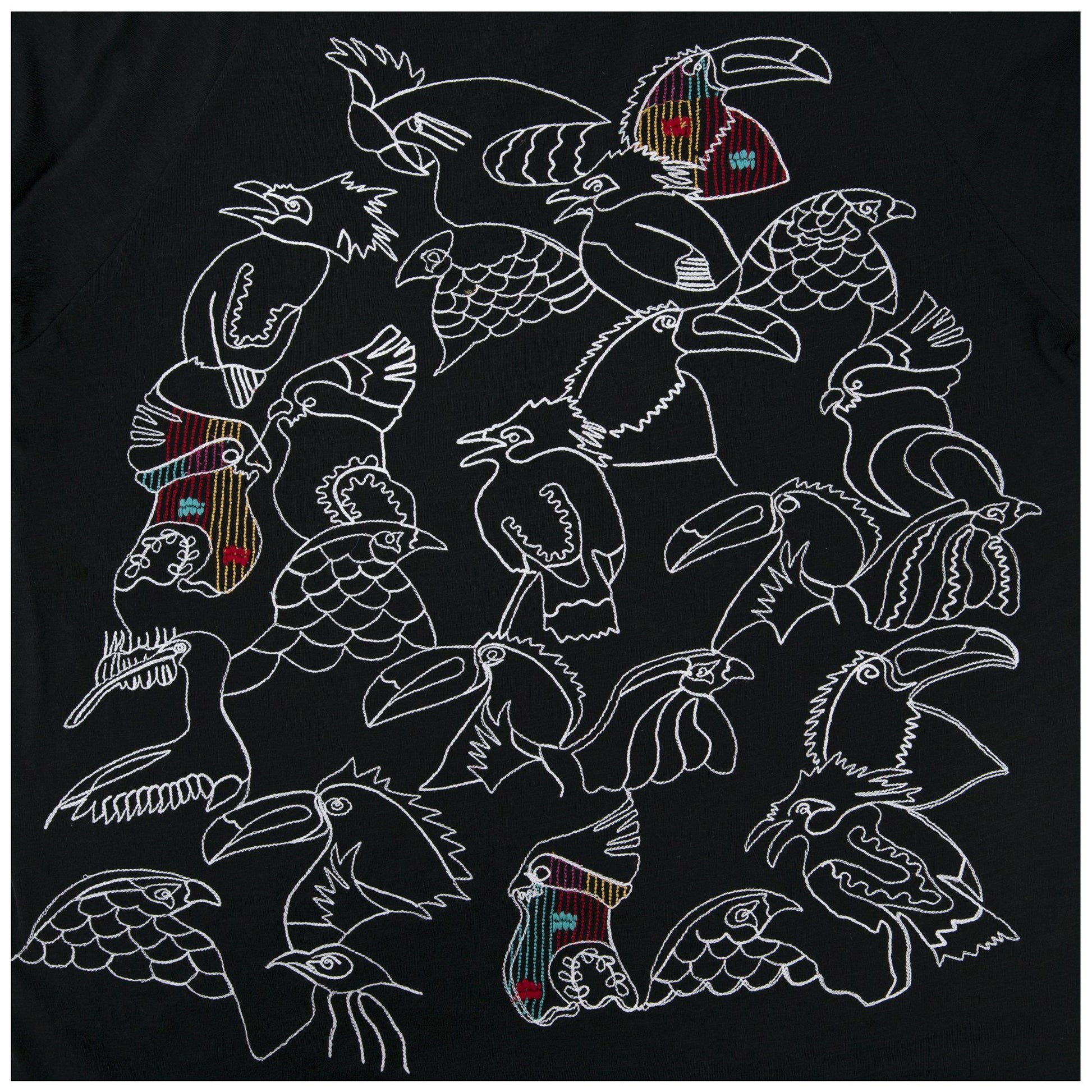 Birds Of Paradise Embroidered Top