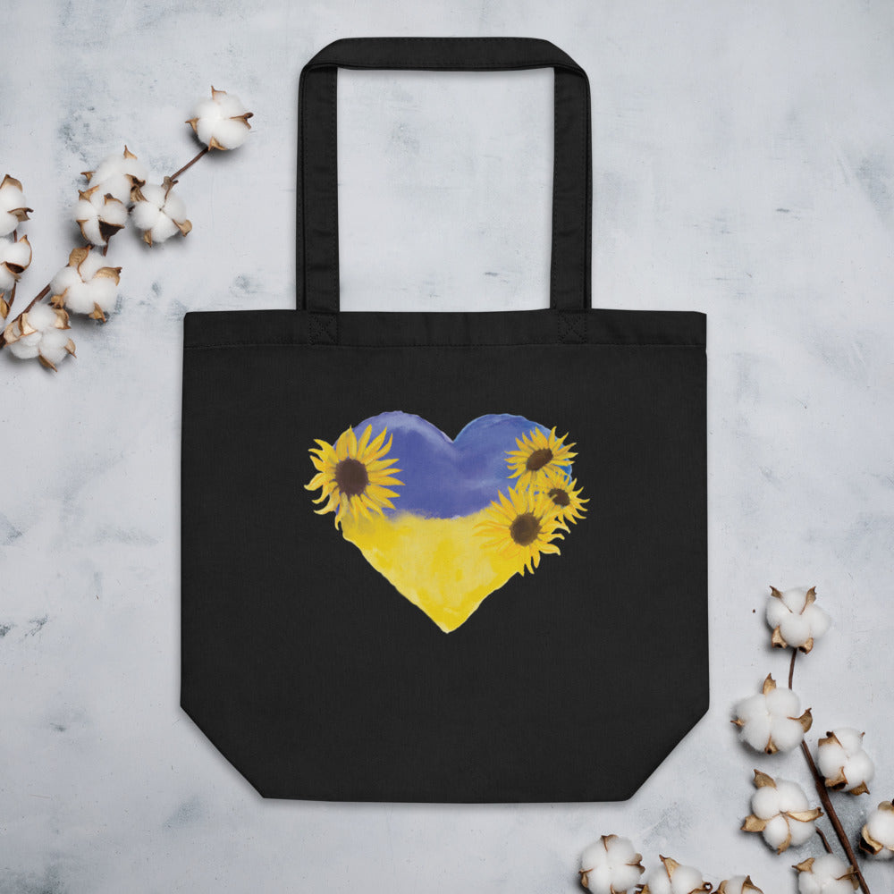 Love For Ukraine Sunflowers Eco Tote Bag