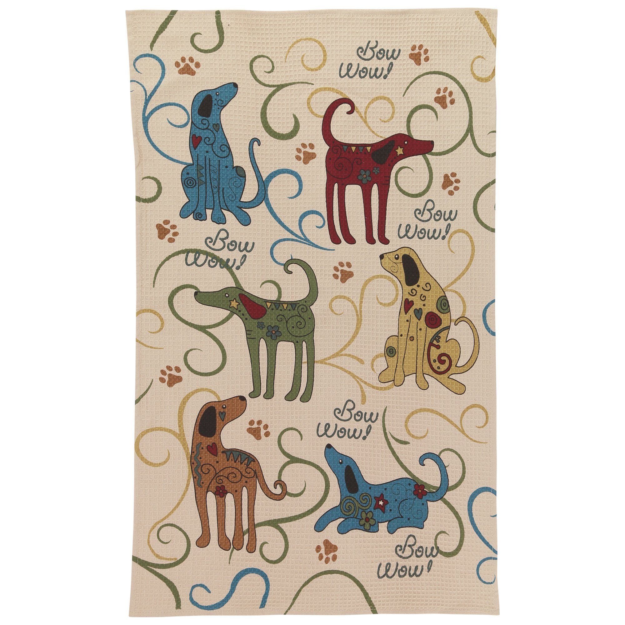 Festival Cats & Dogs Kitchen Towels