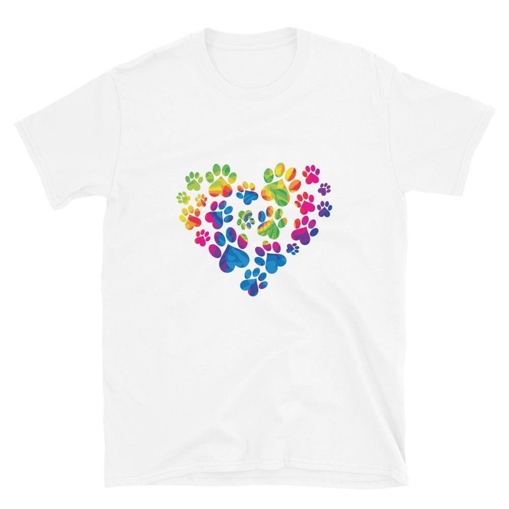 Anniversary Paw Print Love T-Shirt