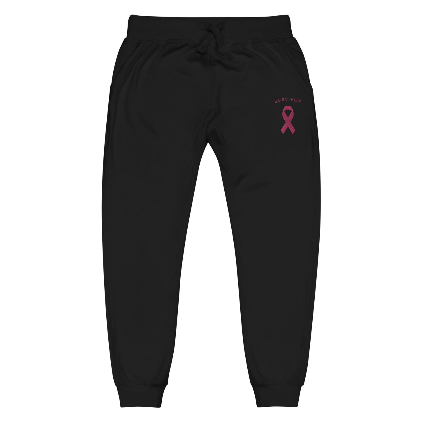 Survivor Pink Ribbon Fleece Sweatpants
