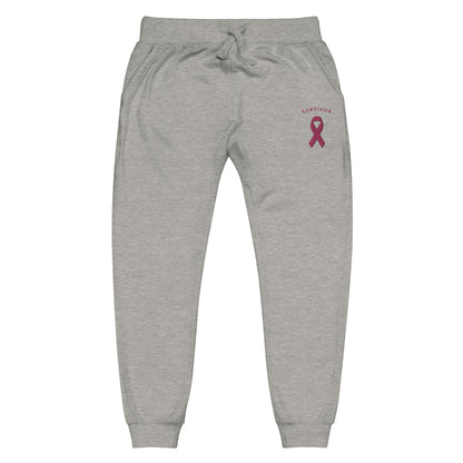 Survivor Pink Ribbon Fleece Sweatpants