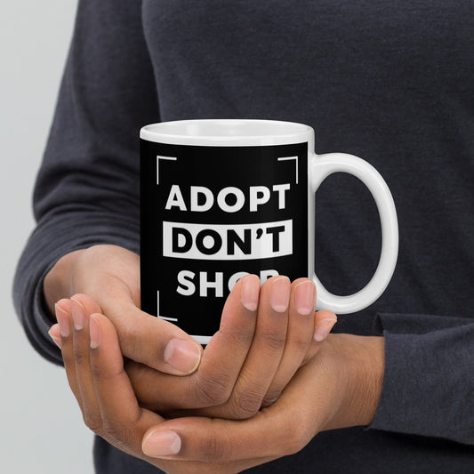 Adopt Don't Shop Snapshot Mug