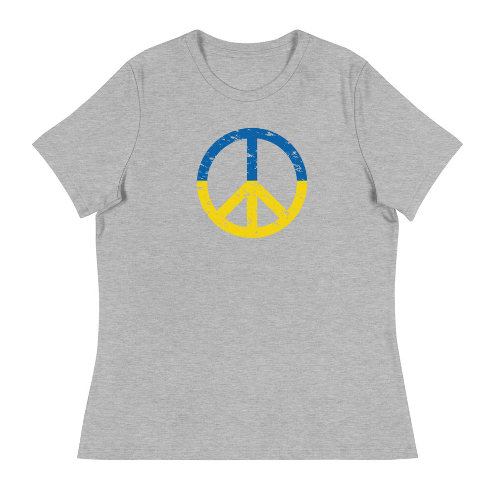 Peace in Ukraine Women's Relaxed T-Shirt