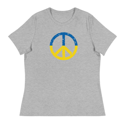Peace in Ukraine Women's Relaxed T-Shirt