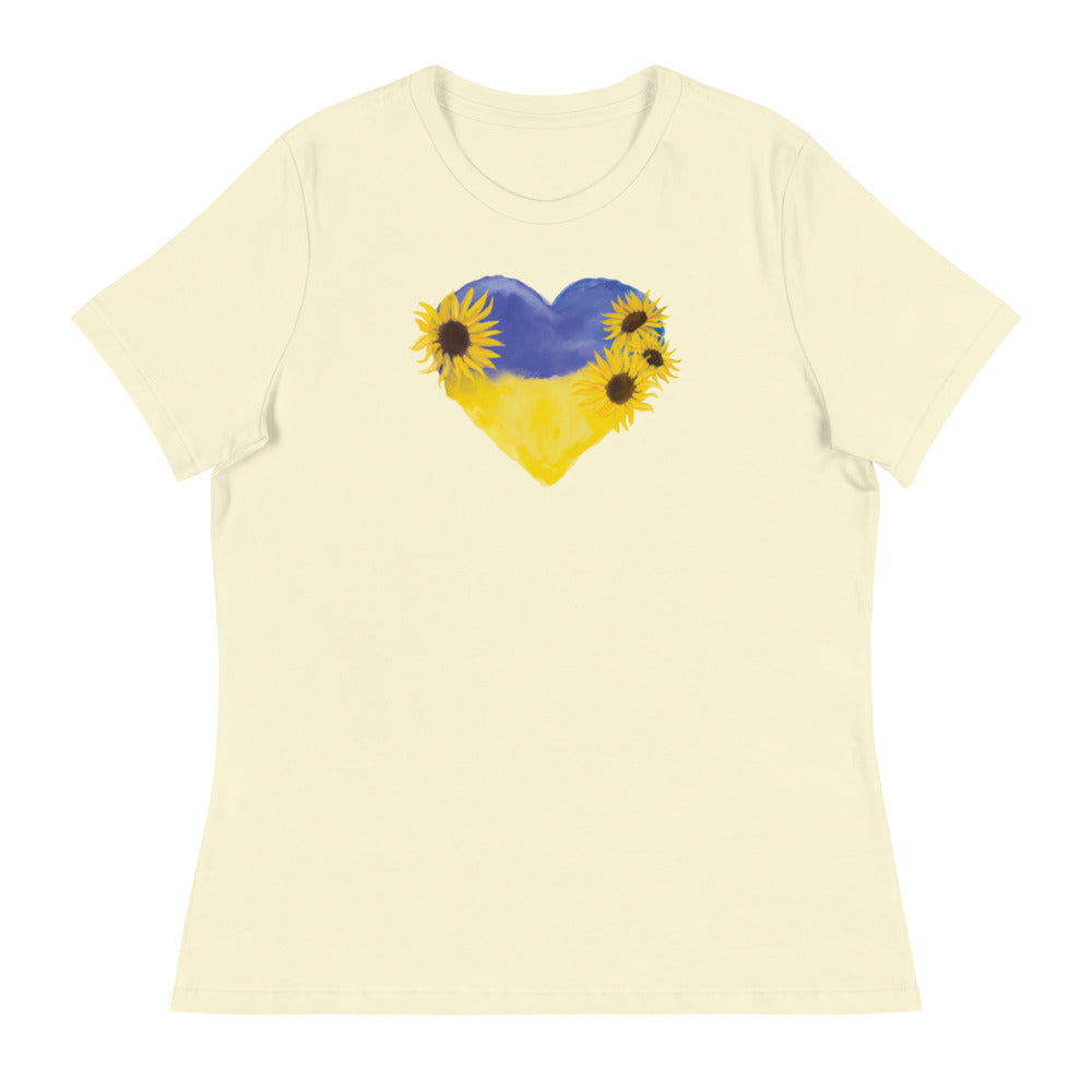 Love For Ukraine Sunflowers Women's Relaxed T-Shirt