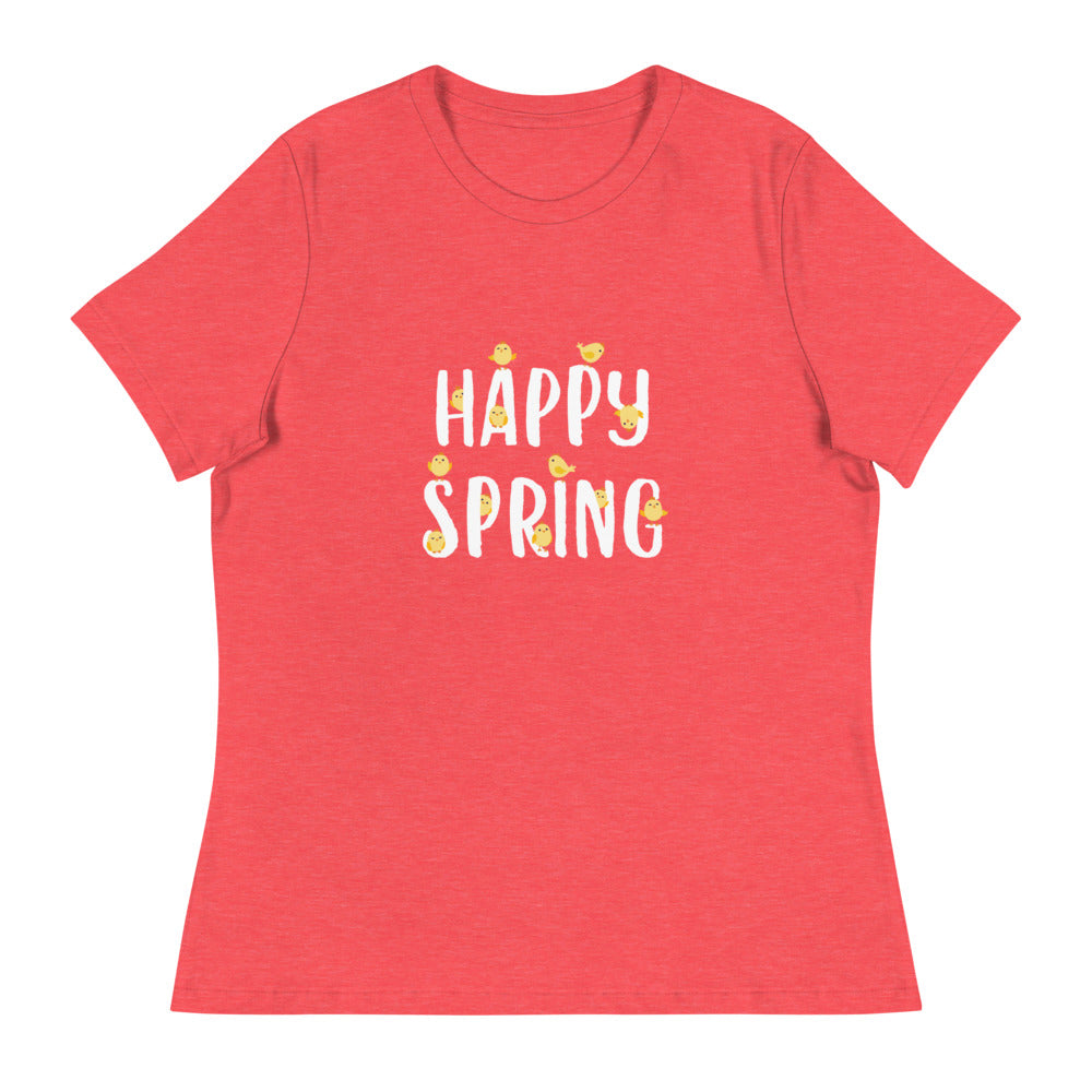 Hello Spring Chicks Women's Relaxed T-Shirt